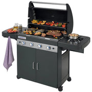 BARBECUE A GAS DUALGAS 4 CLASSIC LS PLUS DARK 12.8+2.3KW