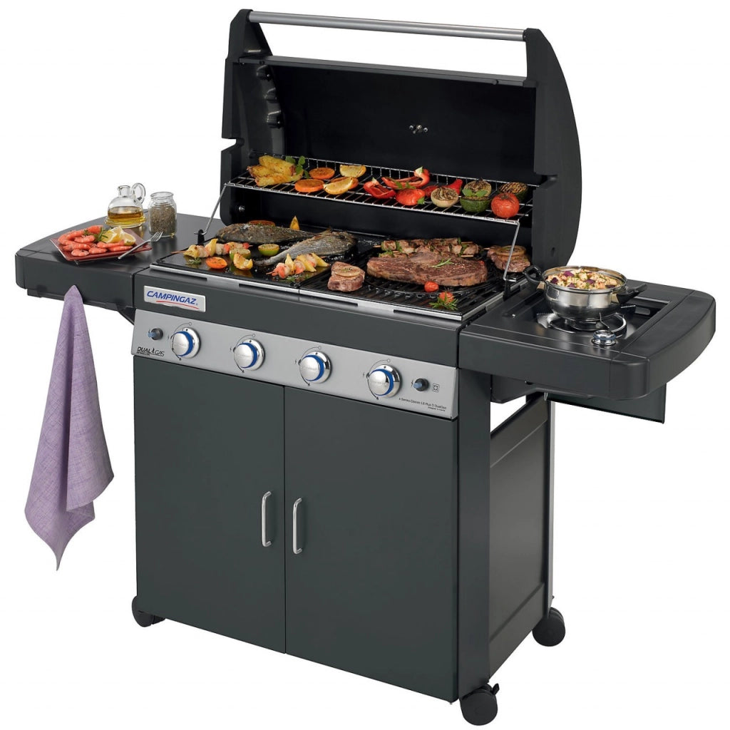 BARBECUE A GAS DUALGAS 4 CLASSIC LS PLUS DARK 12.8+2.3KW