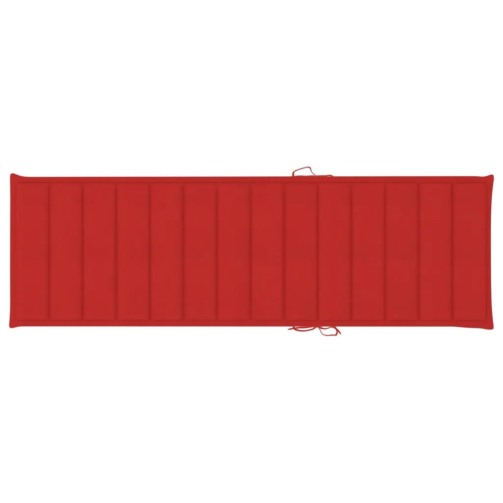 Lettino da Giardino con Tavolino Cuscino Legno Pino Impregnato 3065870
