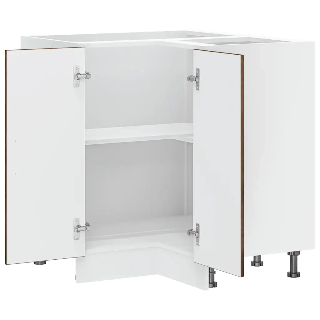 Mobile Base ad Angolo Cucina Lucca Rovere Fumo in Truciolato 853752