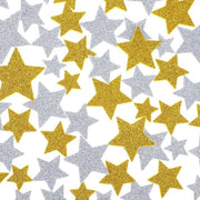 Set di 200 adesivi glitter in schiuma di gomma - Decorazione self-adesiva per Natale, artigianato e feste