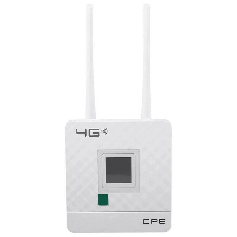 Trade Shop - Modem Router Per Sim 4g Lte Wifi Hotspot Doppia Antenna Porta Lan Universale Cpe -