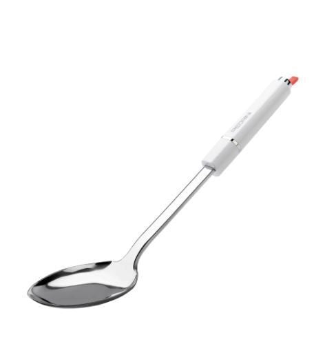 Pedrini Cucchiaione da Cucina Lillo Stile Cromo e Bianco