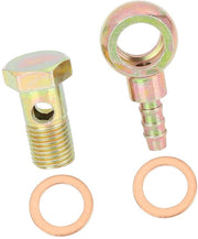 Connettore a banjo per auto e motocicletta - Set di giunti a banjo - Bocchette a banjo - 14 mm - Materiale metallico - Lunga durata - Protezione a banjo
