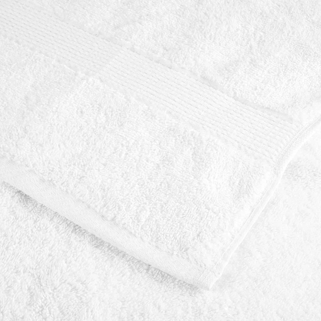 vidaXL Panni per il viso SOLUND 2 pcs Bianco Cotone