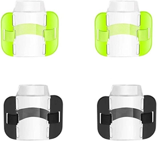 Armband Badge Holder Premium per Personale di Emergenza e Sicurezza con Braccio Regolabile - Set da 4