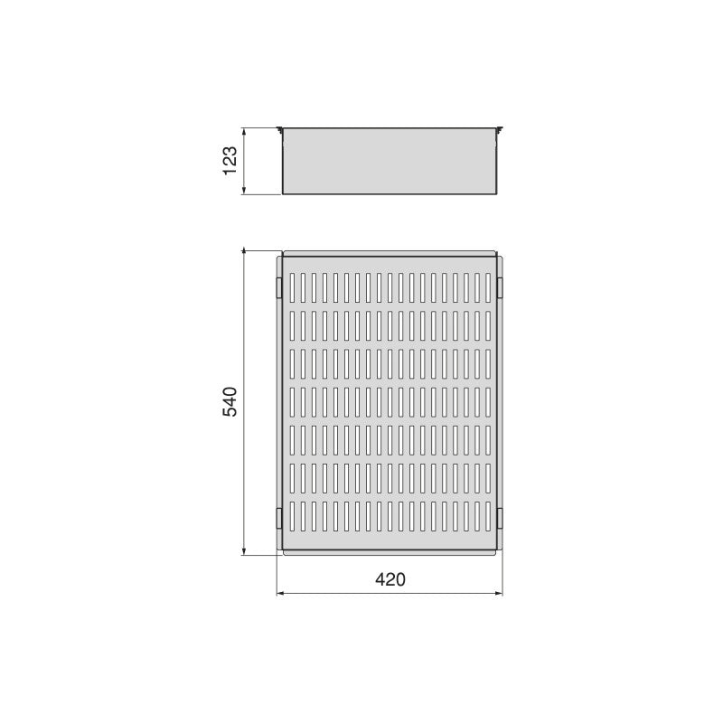 Kit di cassetto porta-scarpe estraibile per armadi Quartz, regolabile, modulo 900mm, Acciaio, alluminio e plastica, Ti..