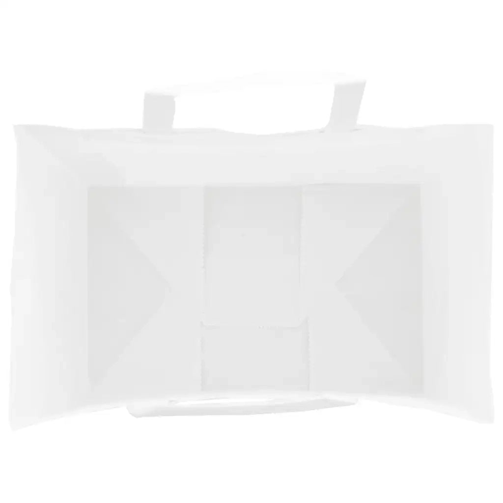 Sacchetti di Carta 50 pz con Manici Bianchi 26x17x25 cm 4101829