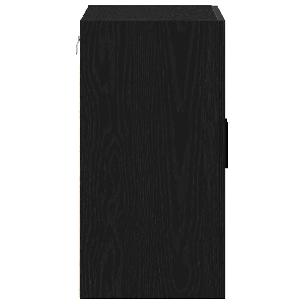 Mobile a muro 60 x 31 x 60 cm Legno ingegnerizzato Rovere Nero 862946