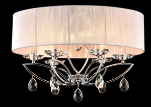 Lampadario Neoclassic in Metallo Miraggio Cromo