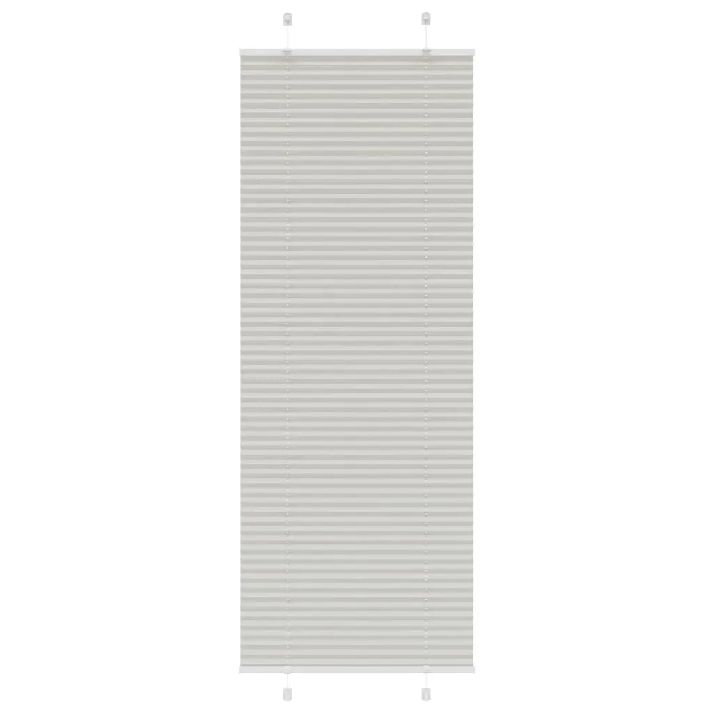 Tenda Plissettata Grigio Chiaro 70x200 cm Larghezza Tessuto 4015358