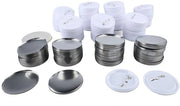 100 Set di Badge in Metallo - Pin Button - Badge Ronde - 58 Mm - Adatto per Progetti DIY - 2,3 Pollici