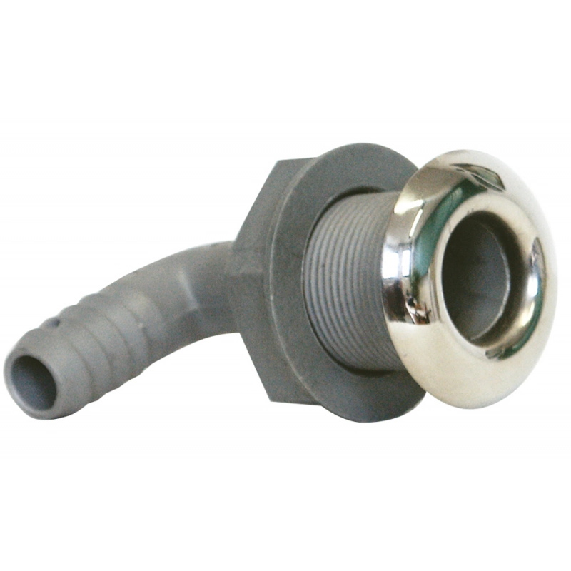 SCARICO PVC/INOX CURVO Ø MM. 40