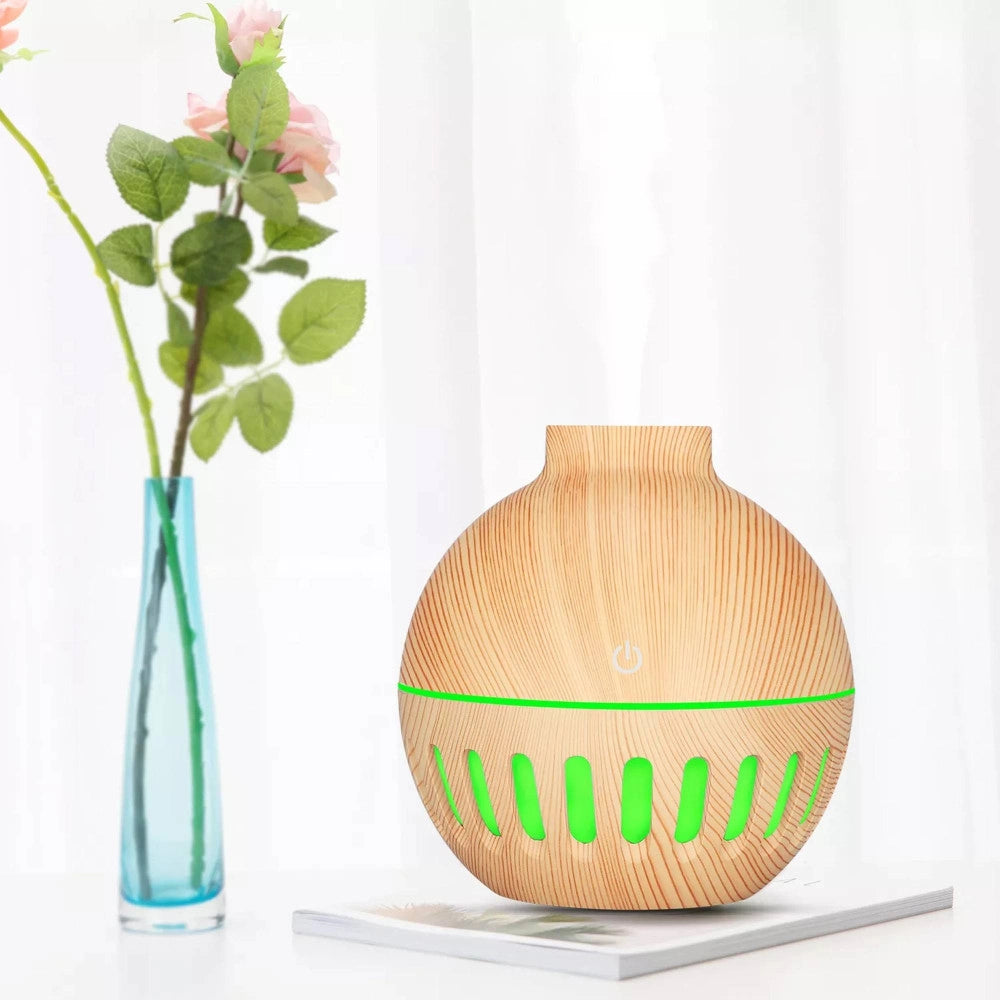 Trade Shop - Umidificatore Ultrasuoni Diffusore Di Aromi Oli Essenziali Per Aromaterapia Anf1 -