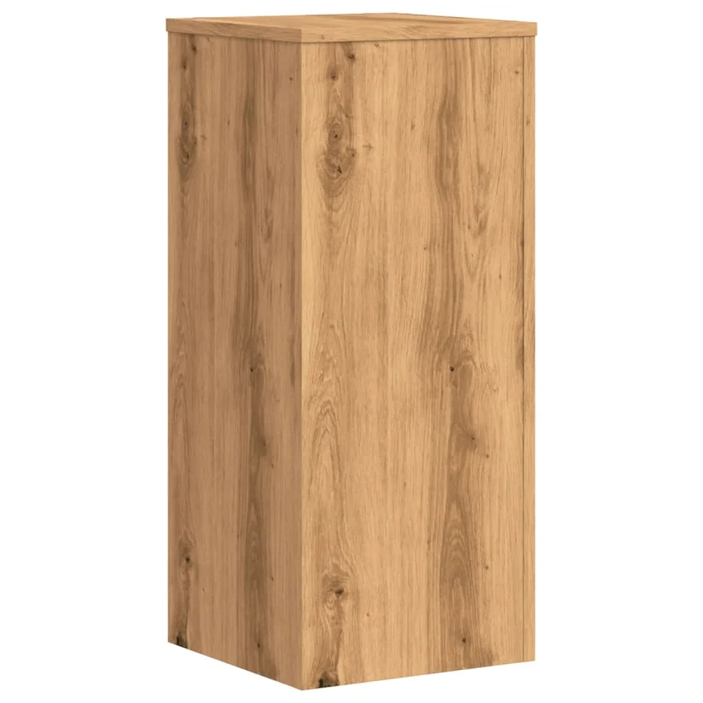 Portavasi mobili per fiori set da 2 fatti a mano legno ingegnerizzato marrone 02_0045293