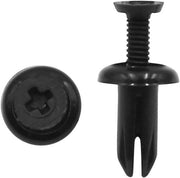 Kit di clip di fissaggio per panelli di carrozzeria auto a pressione automatica 50 pezzi - nero