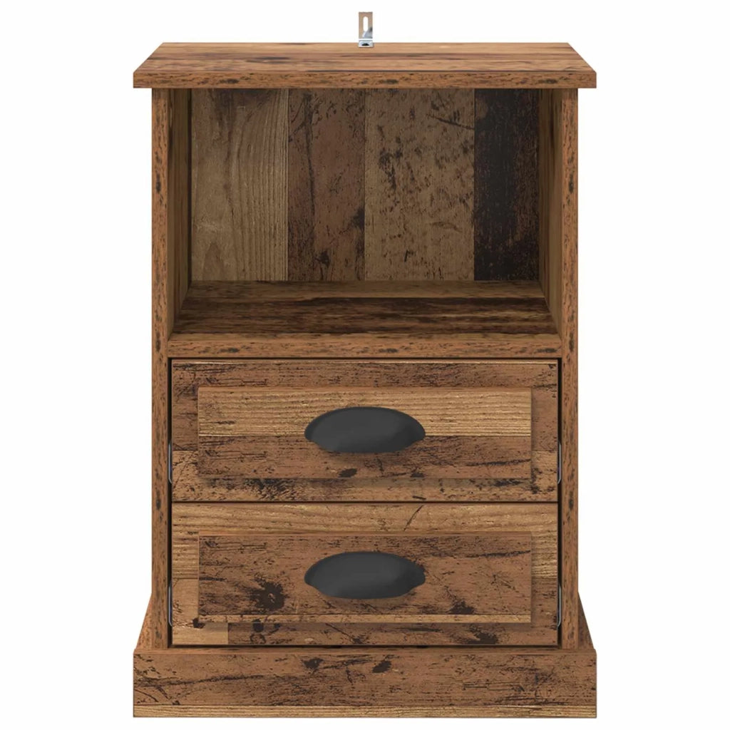 Armadio da Notte con cassetto Legno vecchio 36 x 43 x 60 cm 881396