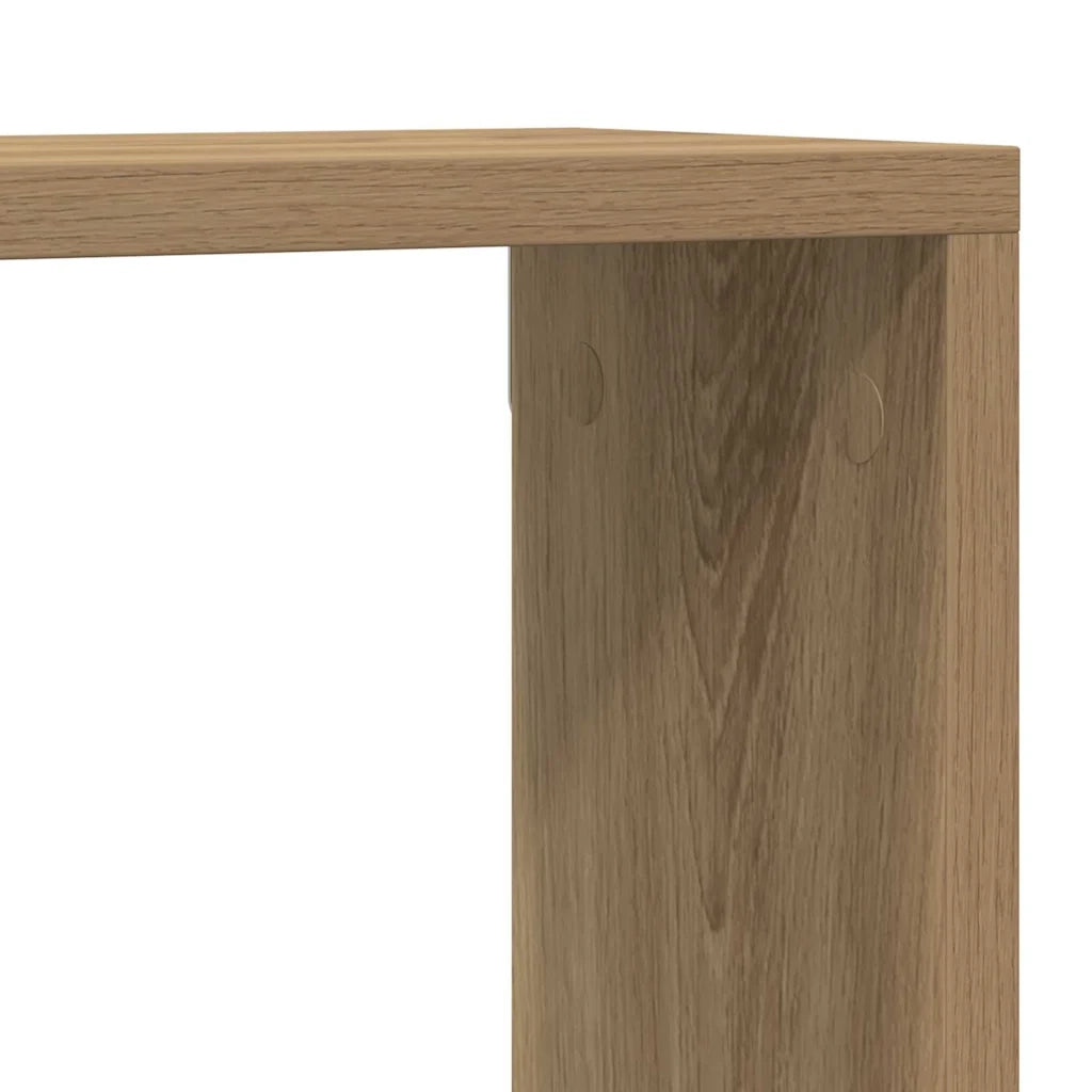 Scaffali da parete 4 pcs Rovere Artigianale 80 x 15 x 26 cm 862642