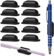 Pacchetto da 10 pezzi di supporto per pennarelli adesivi per parete, supporto per pennarelli adesivi in silicone, supporto per stuzzo, organizzatore adesivo per ufficio per cartelloni, bacheche, materiali per ufficio per medici, studenti, docenti