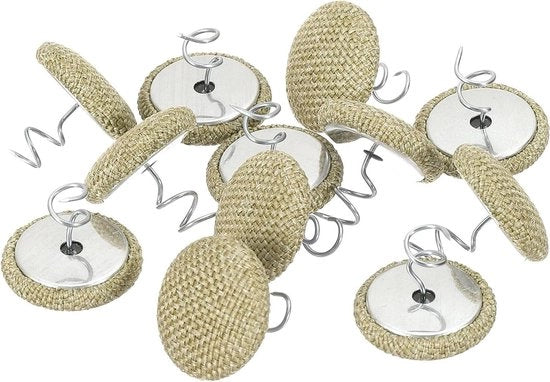 Bulloni a Twist per Tessuti 20 mm - 12 pezzi per plaid, coperta, sedile - Spille per Tessuti