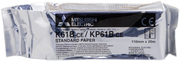 ORIGINAL Mitsubishi Carta Bianco K61B KP61B-CE Carta termica, Bobina, 110mm x 20m