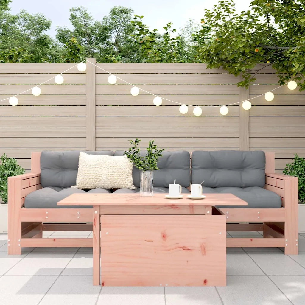 Tavolino da Giardino-Tavolo da Esterno 100x50x75 cm in Legno Massello di Douglas