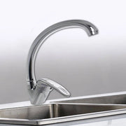 Trade Shop - Rubinetto Da Cucina Miscelatore Da Lavello Monocomando Ottone Cromato 52845a -