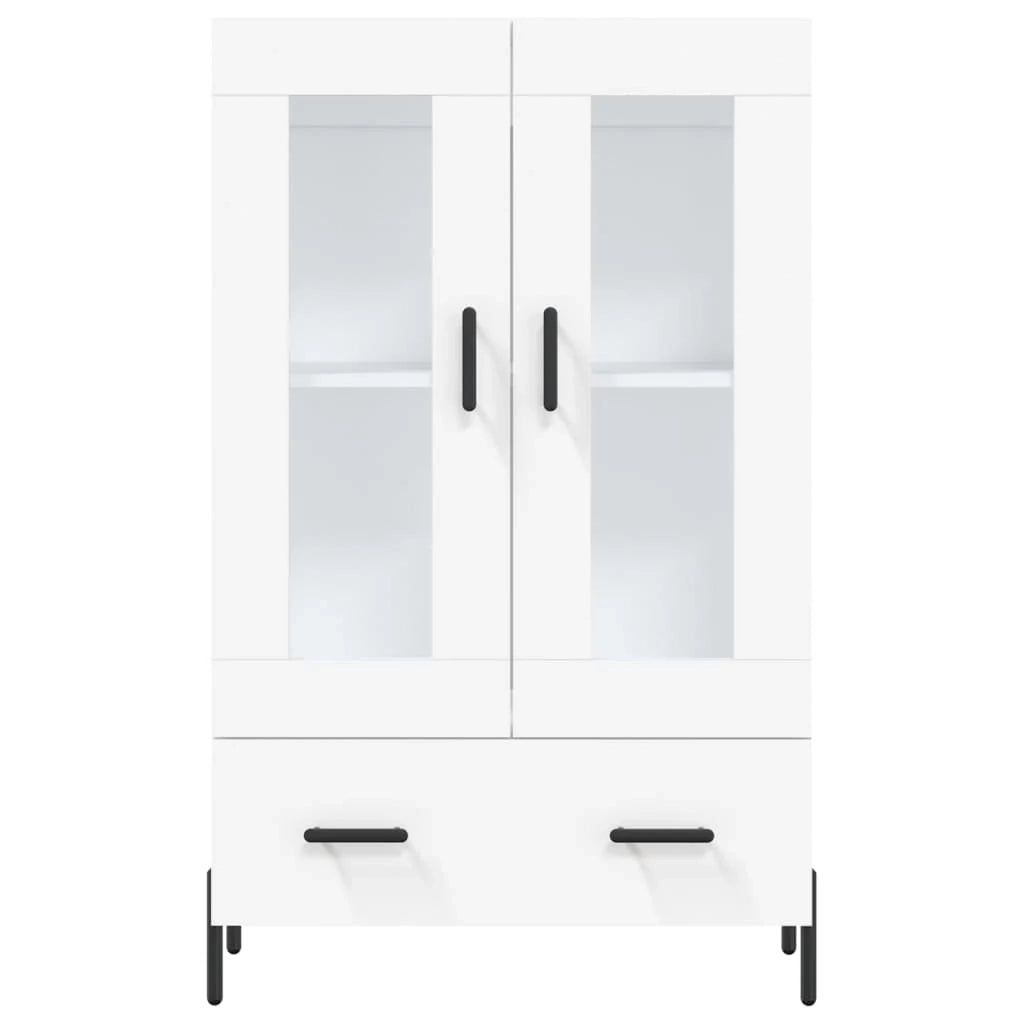 Buffet credenza cassettiera mobiletto mobile contenitore organizer cucina soggiorno salotto alto 69,5 x 31 x 115 cm legno ingegnerizzato bianco 02_0032497