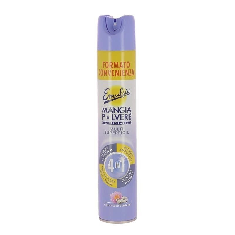 EMULSIO SPRAY MANGIA POLVERE 400 ML FIORDI LOTO E COTONE OKY