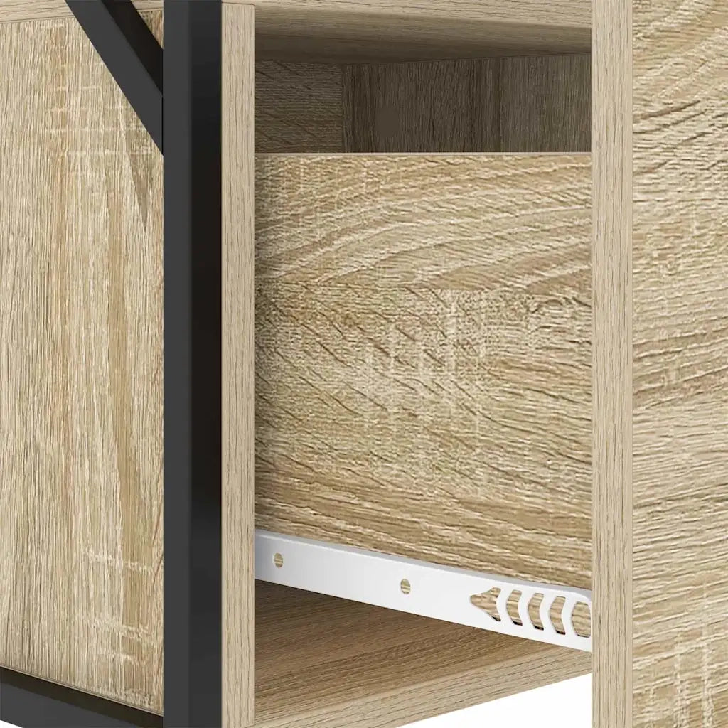 vidaXL Armadio da Notte con cassetto rovere sonoma 40 x 31 x 60 cm