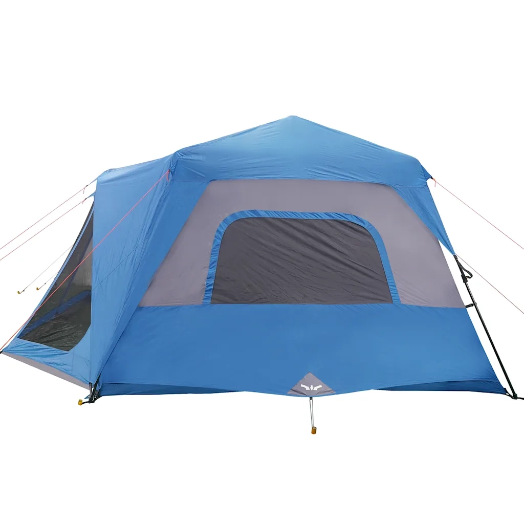 Tenda Campeggio 10 Persone-Tenda per Escursionismo Blu Rilascio Rapido Impermeabile