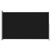 Tenda da sole laterale retrattile/schermo protettivo per patio giardino terrazza balcone 200 x 300 cm nero 02_0007354
