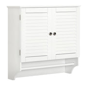 Armadio Bagno 2 Ante ¨C Zephmum ¨C Legno Bianco 60x30x