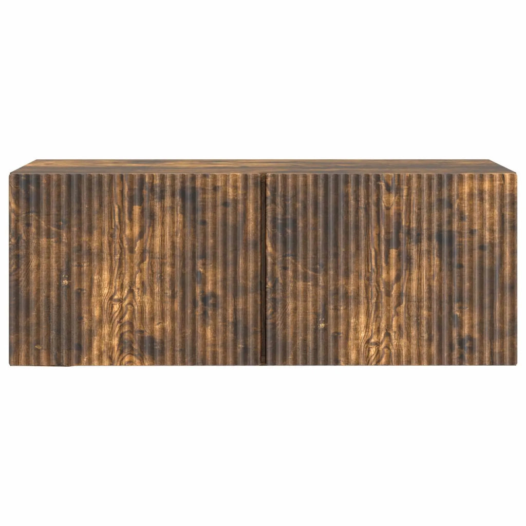 Mobile Porta TV da Muro Rovere Fumo 78,5 x 31 x 30 cm