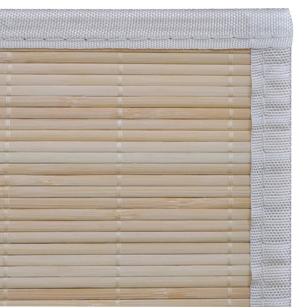 Tappeti Rettangolari in BambÃ¹ Naturale 2 pz 120x180 cm cod mxl 72880