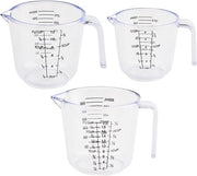 Set di Misura per Cucina - Set di Ciotole di Misura - Ciotole Translucide - Set di Ciotole di Cucina - Cucina e Tavola - 3 Pezzi - 150ml,300ml,600ml