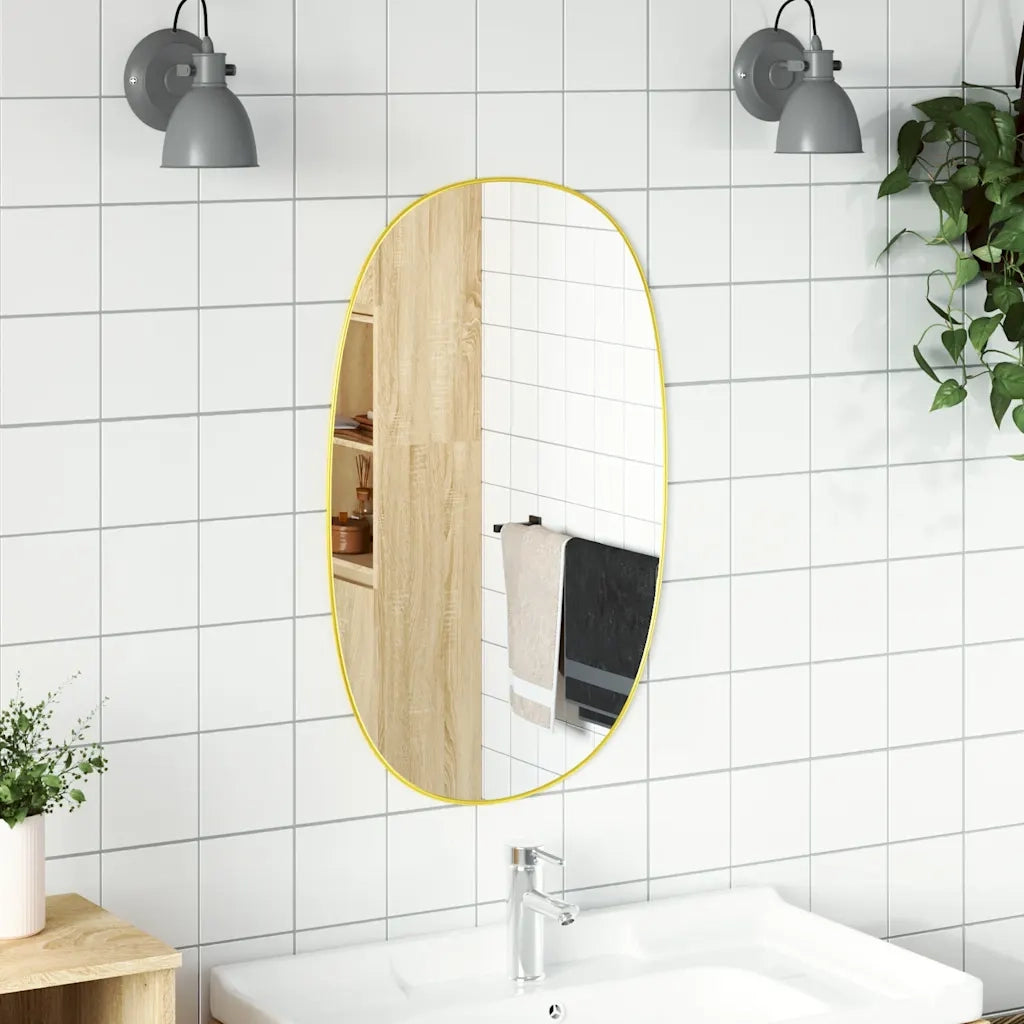 Specchio da Parete Dorato 70x45 cmcod mxl 71556