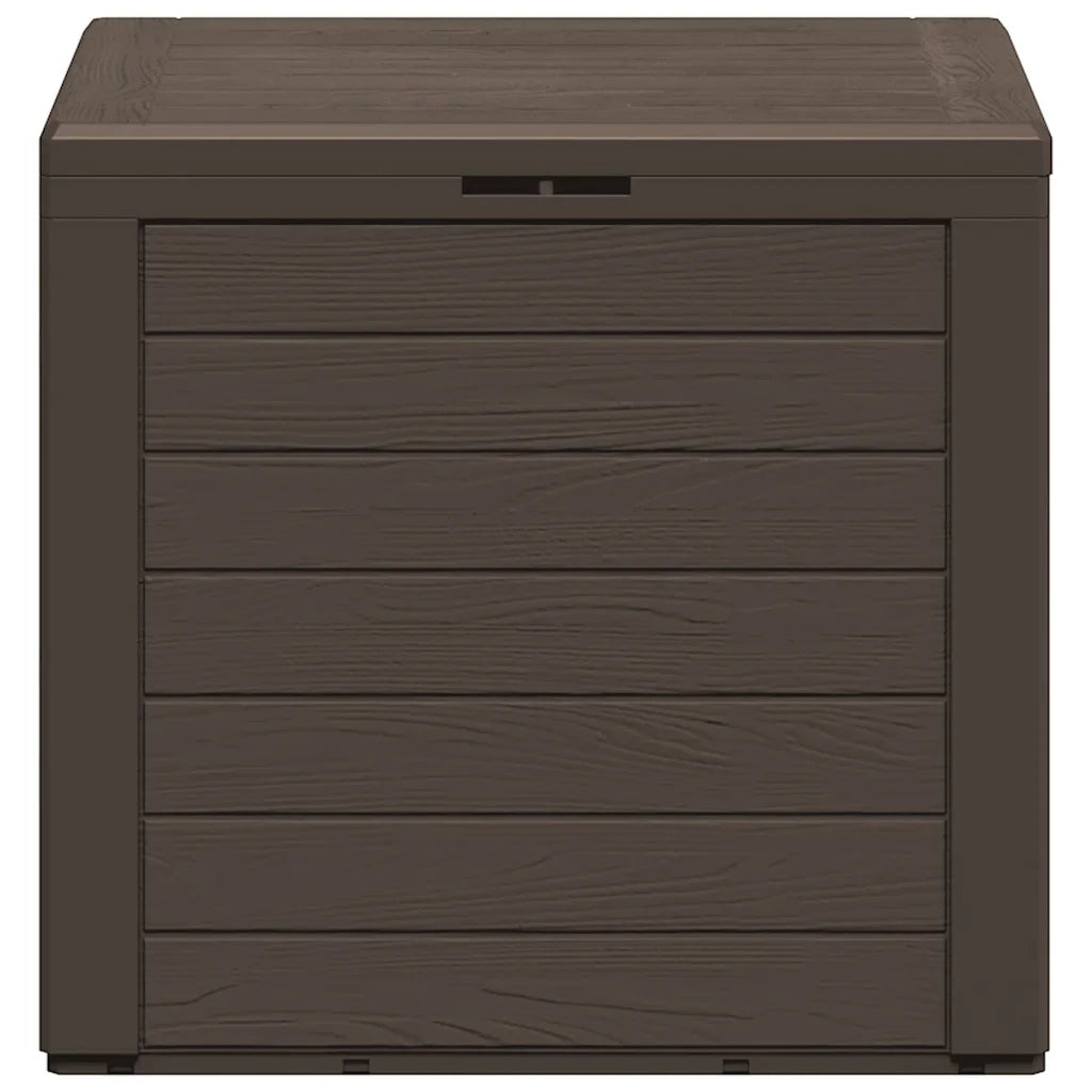 Baule da Giardino Marrone 58,5x46x55 cm in Polipropilene 152194