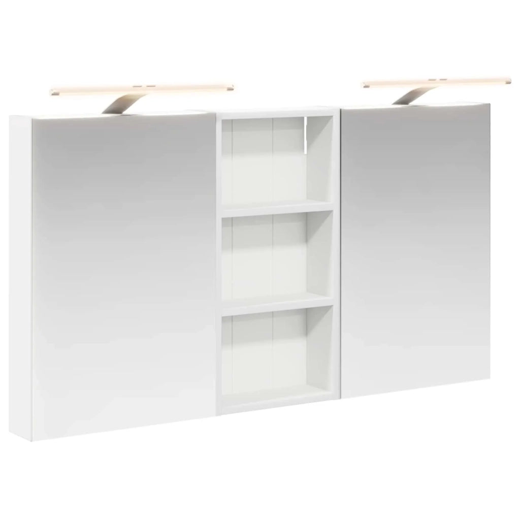 Set di Armadi da Bagno con porta 3 pcs 110 x 10,5 x 60,5 cm