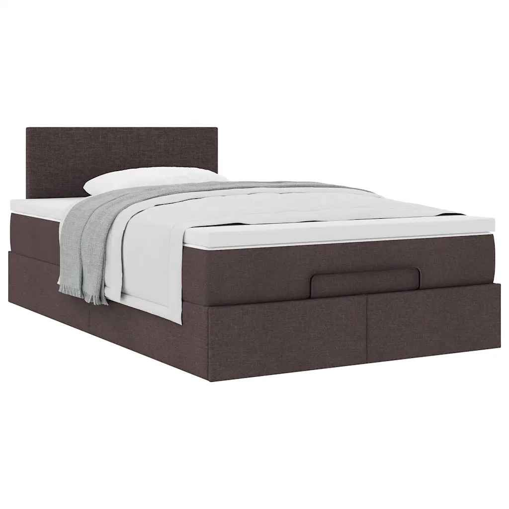 Struttura Letto Pouf con Materasso 80x200 cm in Tessuto 3311362