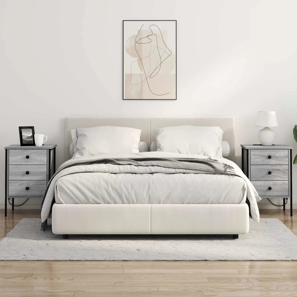 Armadio da Notte 2 pcs Grigio Sonoma 42 x 41 x 61 cm 859487