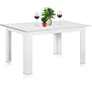 Tavolo Allungabile Cucina Sala Pranzo  da 90 a 120 x60x78cm Bianco Estensibile