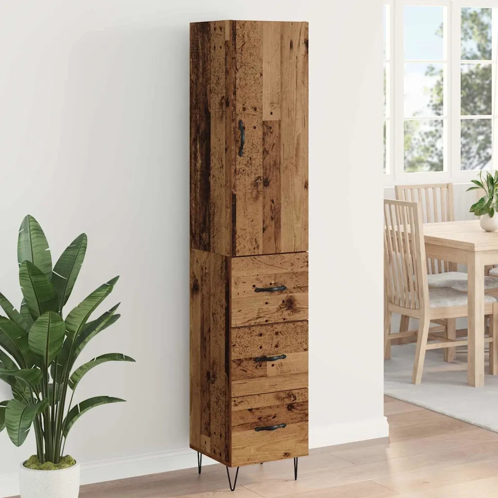 Credenza Legno vecchio 34,5 x 34 x 90 cm Legno multistrato