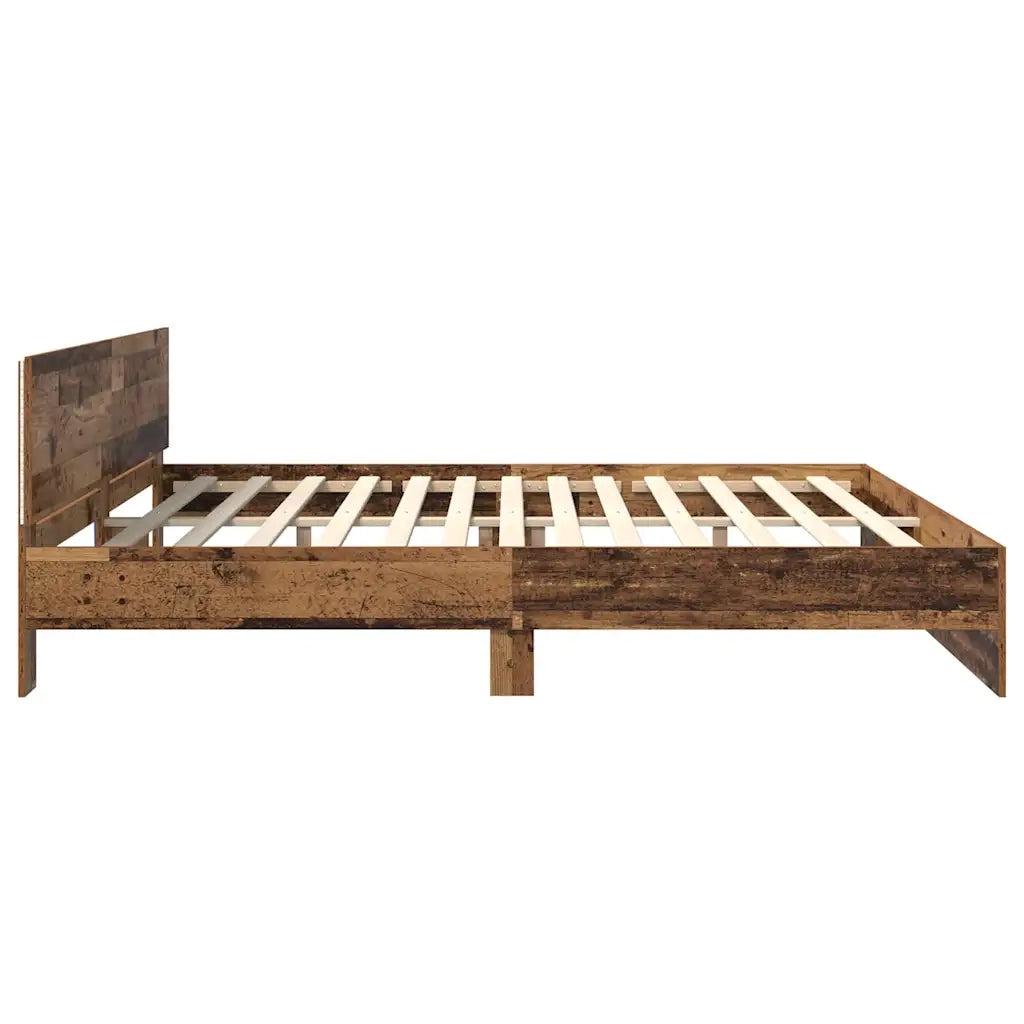 Struttura del letto con testiera Legno vecchio 180 x 200 cm 3403595
