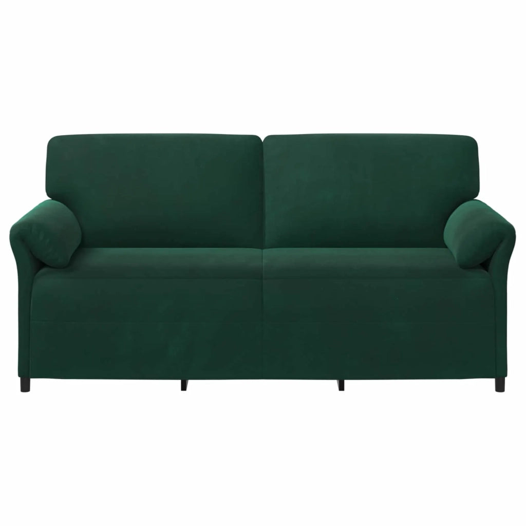 Divano 3-Persone Verde Scuro 198 x 83 x 95 cm Velluto 42033969
