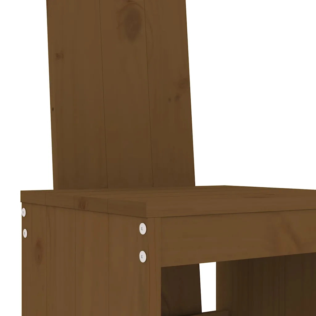 Set Bar da Giardino 5 pz ambra in Legno Massello di Pino 3157778