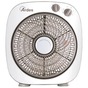 Ardes Floor 26 Ventilatore con 3 Velocita' di Rotazione e Timer Design Rotante in Bianco e Grigio per Comfort Ottimale
