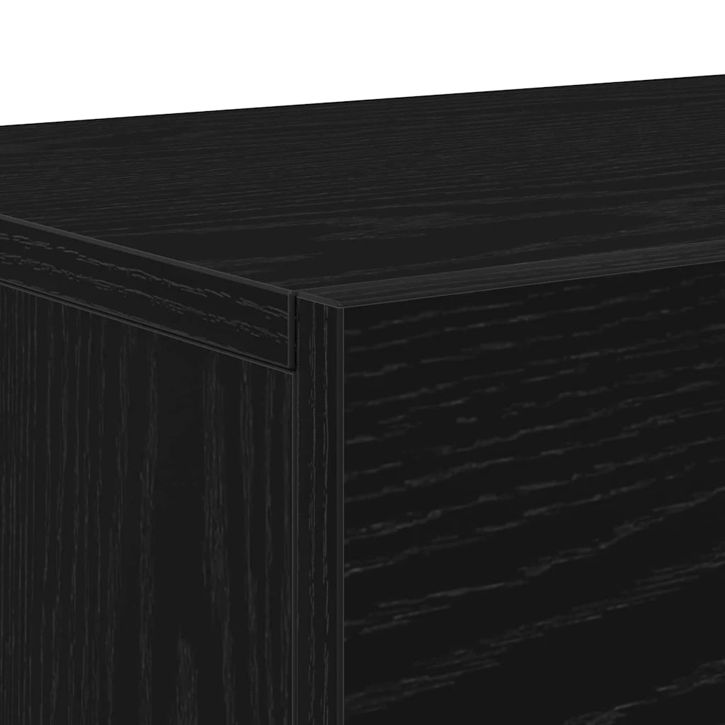 Set mobile TV Rovere Nero 150 x 30 x 50 cm Legno multistrato 862962