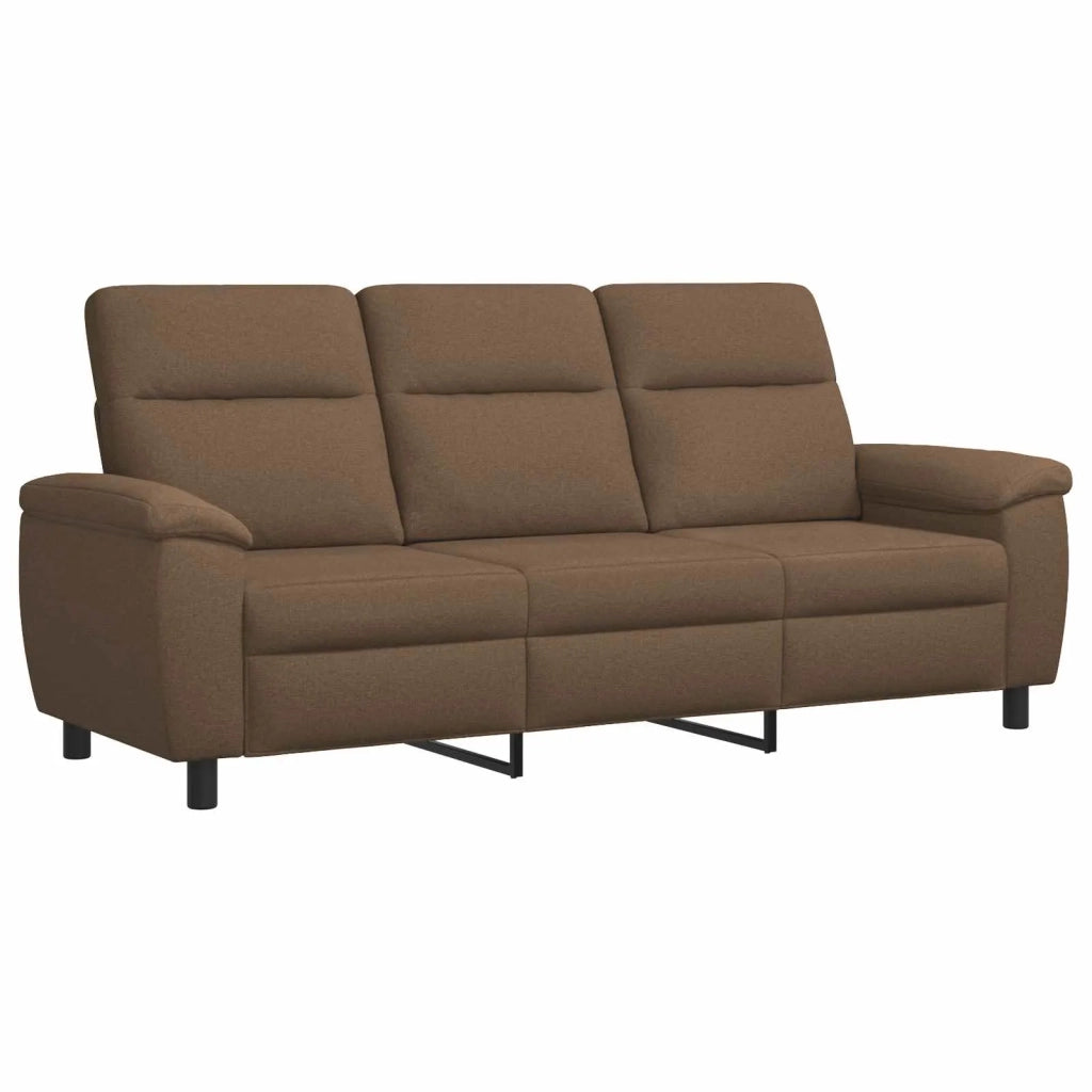 Set di divani 3 pcs Marrone Tessuto 3430680