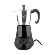FOREVER 120702 Miss Moka Prestige Electro Caffettiera Elettrica 6 Tazze 480 W Autospegnimento Mantenimento in Caldo Base 360° colore Nero